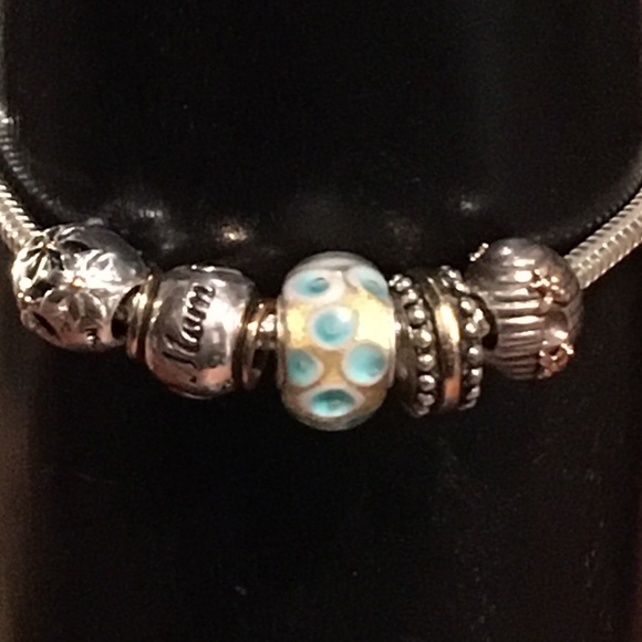 Sterling silver collection of 5 charms, unique set - Picture 2 of 9